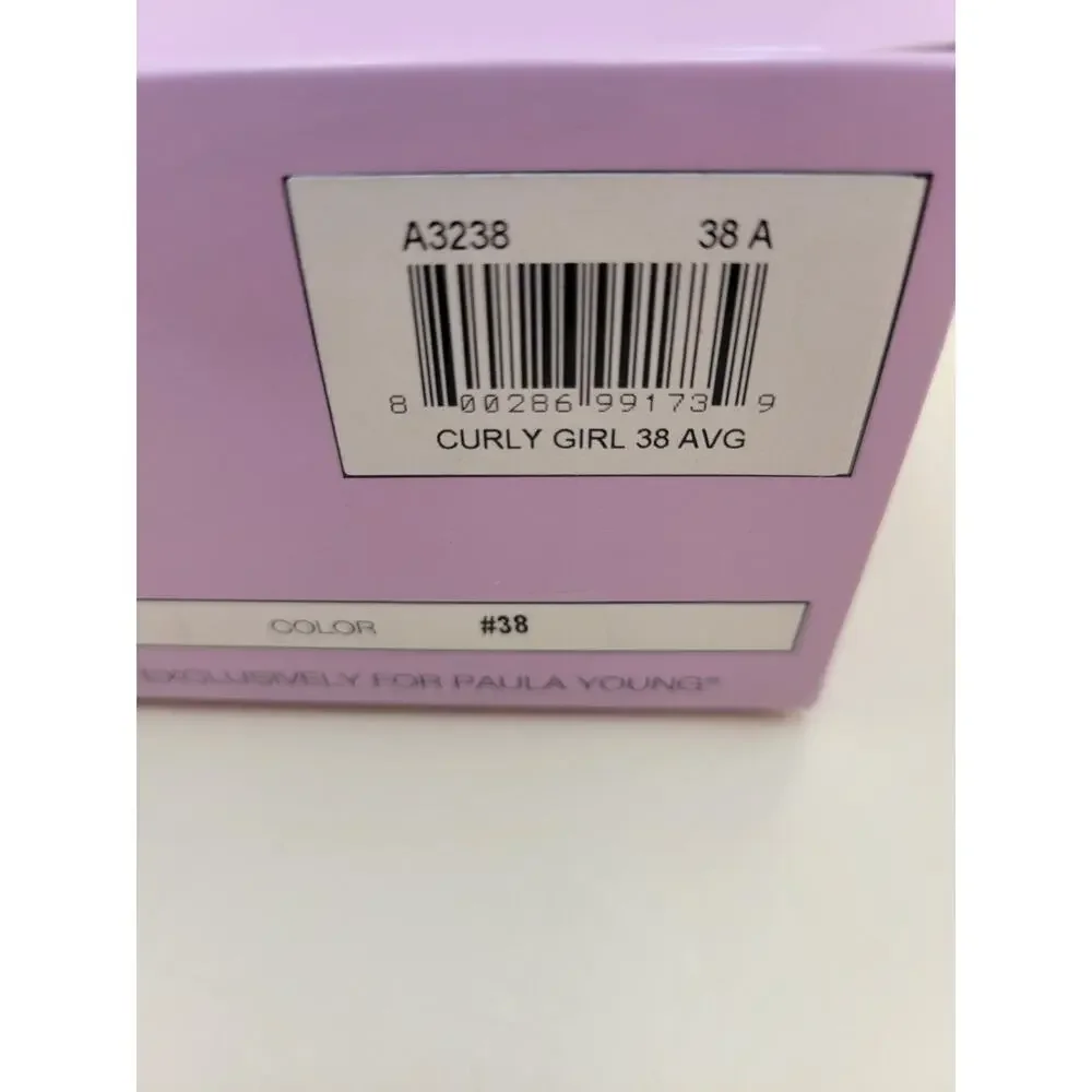 Paula Young A3238 Curly Girl Hairpiece Color #38 Synthetic Original Packaging